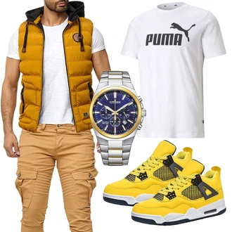 Outfit mit Gelb Winter Parka BLACKROCK "Cool Outfit"