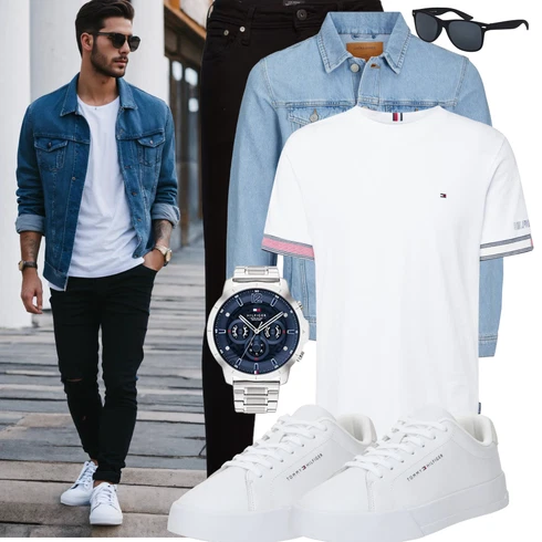 Creme/Weiß Bluse Große Größe/Shirt & Top Große Größe Tommy Hilfiger kombinieren