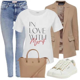 Umělá kožešina Outfit s Zlatý/Hnědá/Bílá/Béžová/Stříbrný Kožené tenisky/Teniska na platformě/Teniska se Třpytkami/Nízká Teniska/Úzká teniska/Teniska s dírkovaným vzorem/Teniska teddy Guess "Cool outfity na volný čas"