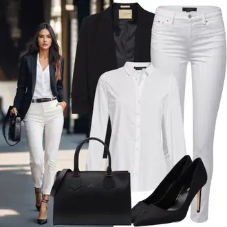 Pametne ležerne kombinacije sa Crna Kratki Sako/Oversize Sako/Sako Jakna/Kožna jakna za muškarce/Casual Sako/Kožna Jakna za Muškarce/Kožna Jakna/Elegantni Sako/Boyfriend Sako/Pamučni Sakoi Only, Crna Sandala s vratilom/cipela s remenom/Salonka S Otvorenim Petom/Salonka s Kopčom/Cipela Bez Vezica/Pumpica S Visokim Prednjim Dijelom/Salonka Na Visoku Petu/Salonka & Visoki Pet/Sandala na Petu/Elegantna Cipela/Cipela Peep Toe/Cipela s otvorenim prstom Diesel, Crna Torba Vuch "Crno-bijeli elegantni outfit"