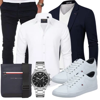 Frühlings Outfits Leichte mit Weiß J.VER "Elegant Outfit"
