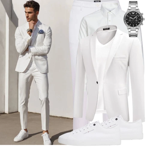 Weiß/Creme/Grau/Khaki Bluse Große Größe/Business Hemd/Businesshemd/Bügelfreies Hemd Jack & Jones kombinieren