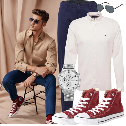 Rot/Dunkelrot/Braun/Bordeaux Schuh Canvas-Sneaker/Sneaker Mit Seitlichem Reißverschluss/Schmaler Sneaker/Winter Sneaker Converse kombinieren