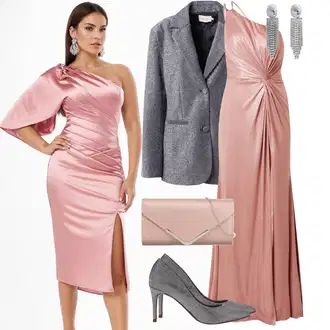 Outfit sa TamnoSiva/Siva/SvjetloSiva Kožna Jakna za muškarce/Sako od Tvida/Kožna Jakna/Pleteni Sako/Boyfriend Sako/Znojni Sako/Boucle Blazer nly by nelly "Večernji outfit"