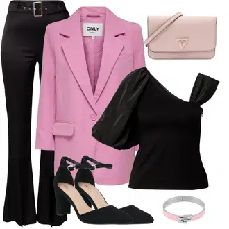 Outfit sa Crna/Smeđa Majica Košulja kratkih rukava Twist & Tango "Proljetni outfit"