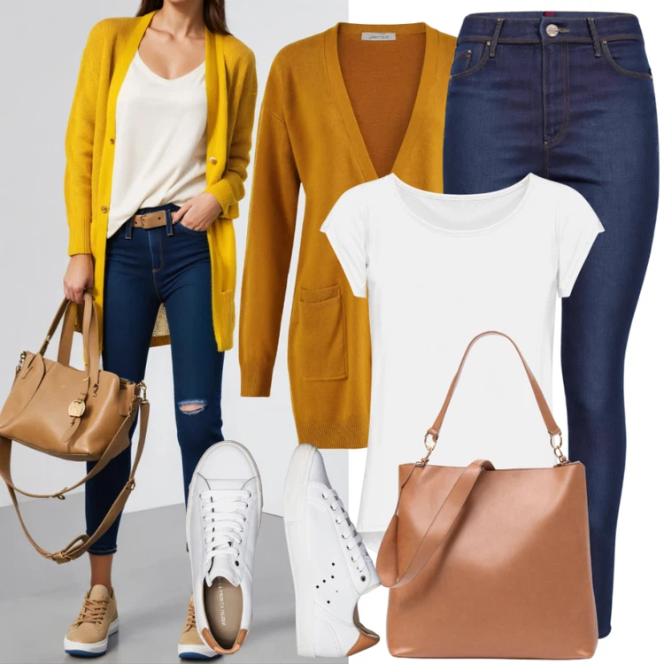 La Pèra Geel lang casual vest My Style Lang vest met capuchon Dames - Maat S La Pèra Geel lang casual vest My Style Lang vest met capuchon Dames - Maat S
