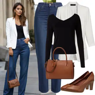 Luxusní outfity s Modrá/Tmavě modrá Baggy Džíny/Dad Džíny/High Waist Džínové Kalhoty/Džíny Volného Střihu/Mom Jean/Formální Košile/Vintage Džíny/Džín s Širokou Nohavicí Calvin Klein "Freizeit 90. léta outfit"