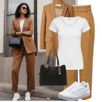 Outfit s Bílá Vanessa Bruno "Večerní outfit"