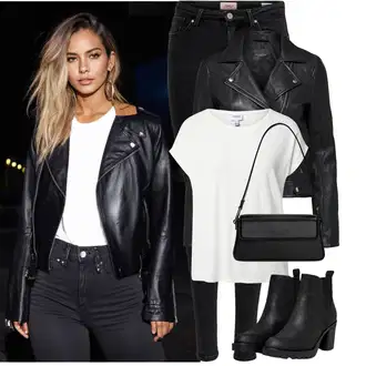 Kombinacije iz 80-ih i 90-ih Denim/Traper sa Tamnoplava/Crna Skinny Hlače/Push-up Hlača/Jeggings/Traper Tajice Only "Outfit za proljeće"