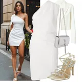 Zlatne Steve Madden Visoke Pete Outfit image
