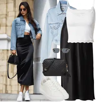 Kombinacije iz 80-ih i 90-ih Denim/Traper sa Svjetloplava/Plava Crop Jakna/Vintage Jakna/Kratka Jakna/Kratka Traper Jakna Abercrombie & Fitch "Outfiti za slobodno vrijeme"