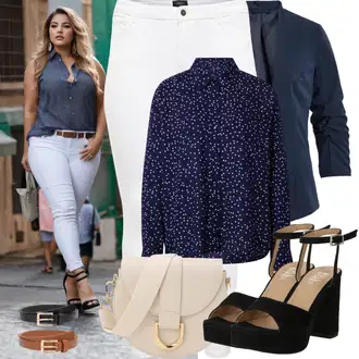 Visoke Pete Outfit sa Smeđa/Crna/Bijela/Bež sandala s platformom/Cipela s otvorenim prstom/Sandala s petom/Sandalice s blok petom/Sandala na Petu Bullboxer "Outfit za proljeće"