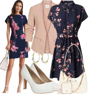 Outfit s Bílá/Krémová Lodička na Vysokém Podpatku/Vintage Lodička/Lodička na Platformě/Lodička s vysokým nártem/Lodička na Podpatku/Pohodlná lodička/Business Bota/Elegantní Bota About You "Na večer"