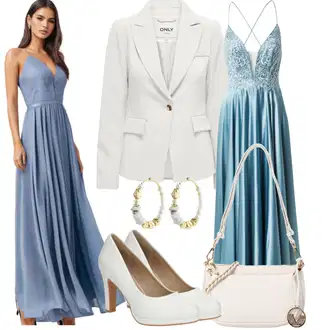 Outfit s Bílá/Krémová Lodička na Vysokém Podpatku/Vintage Lodička/Lodička na Platformě/Lodička s vysokým nártem/Lodička na Podpatku/Pohodlná lodička/Business Bota/Elegantní Bota About You "Na večer"