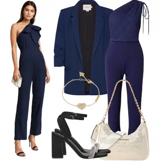 Outfit sa Pastelne boje/Smeđa/TamnoPlava/Plava Sako Jakna/Sakoi za Bluzu/Casual Sako/Kožna jakna za muškarce/Pamučni Sakoi/Elegantni Sako/Pleteni Sako/Dugi Sako/Blejzer s Printom za Žene/Kratki Sako/Kožna jakna za muškarce SOAKED IN LUXURY "Večernji outfit"