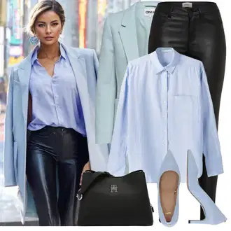 Outfit sa SvjetloPlava/Plava Odijelo Only "Outfit za proljeće"