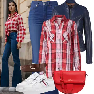Denim outfits mit Črna/Roza/Rdeča/Rumena/Zlati Torba za čez ramo/Torbica za čez ramo/Torba za čez ramo/Billfold/Mini torbica/Torbica za mobilni telefon/Satchel torba Steve Madden, Rjava/Temno siva/Črna/Temno rjava/Khaki Pas z Žepom/Ženski Pas brez Zaponke/Pasni pas medicine "Grunge videz iz 90-ih let"