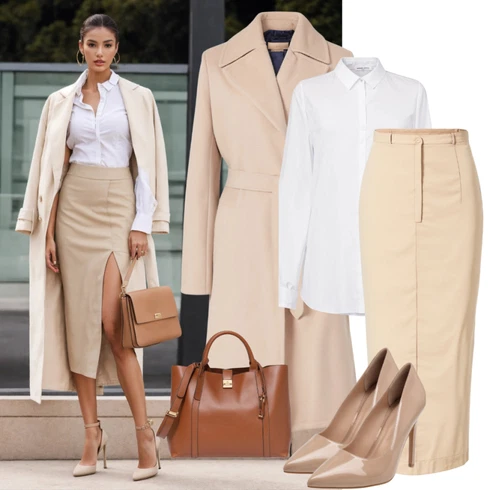Srajce kombinirajte z Bež/Rjava/Khaki Midi Plašči/Volnen zimski plašč/Loden plašč/Plašč iz Kašmirja/Volneni Plašči/Ozki Plašči/Blazer Plašči PATRIZIA PEPE, Bela Poslovne Srajce/Srajčne Bluze/Srajca z dolgimi rokavi Trendyol, Rjava/Bež Teddy torbe/Torbe za čez ramo/Torbe iz filca/Vrečka za prenašanje/Velike torbe/Napihnjene torbe madamra, Bež/Khaki/Rjava Poslovna Obutev/Črpalke z Nizko Peto/Elegantni Čevlji/Visoke Pete Črpalke/ Čevlji Z Visoko Peto/Women's Cloth shoes/Visoke petke/Udobne črpalke/Vintage Črpalke SOHO, Bež/Rjava/Khaki/Bela Midi krila/Moderno krilo/Pisarniška krila/Pencil krila/Krila uniseks italian fashion