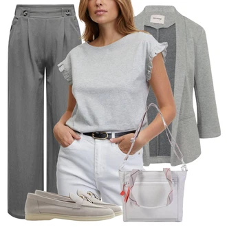 Outfit s Mokasín/Trotteur/Šněrovací Bota/Volnočasová bota Aldo "Jarní Outfit"