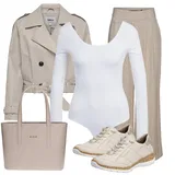 Outfity s topy a košilkami s výstřihem na ramena image