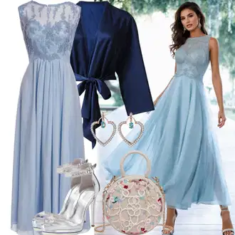 Outfity pro svatební hosty "Jarní večerní vzhled"
