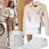 Ružičaste Kožne Jakne Outfiti image