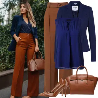 Outfit sa Plava/TamnoPlava Odijelo Elegantni Sako/Kožna jakna za muškarce/Kratki Sako/Poslovno Odijelo/Pleteni Sako/Kožna Jakna za Muškarce/Boyfriend Sako/Sako Jakna/Kožna Jakna orsay "Klasični izgled starih novaca"