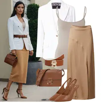 Outfit s Nezařazené Versace Jeans Couture "Elegantní jarní outfity"