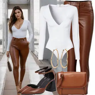 Outfits with traditional leather pants "Legice Seksi Videz"
