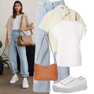 Kombinacije iz 80-ih i 90-ih Denim/Traper sa Svjetloplava Zvonaste Hlače/Bootcut Hlača/Boyfriend Hlače/Hlače sa Naramenicama/Lepršave Hlača/Hlače Visokog Struka/Hlače s Prorezom/Široka Hlača Calvin Klein Jeans "Savršen za proljeće"