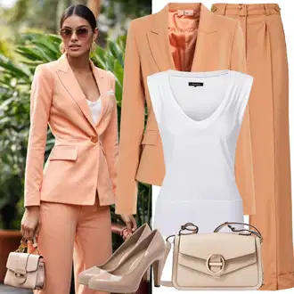 Outfity pro volný čas s Bílá Tílko s ořezem/Muskulární Tričko/Tričko s grafikou/Krátký Top Vans "Letní kalhotový kostým vypadá"