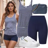Summer outfits with Shorts Tele Dolžina za dame image