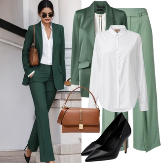 Outfit s Černá/Zelená/Fialová Dvojřadový Sako/Kožená Pánská Bund/Blejzrové Bund/Neformální Sako/Kožená bunda/Kordové Sako/Kožená bunda pro muže/Bavlněný Sako/Boyfriend Sako/Blůzové Sako/Sako s Peřím/Lidové Sako/Cargo Sako Drykorn "Obchodní vzhled v zelené barvě"