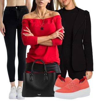 Polovičen rokav outfit mit Rjava/Črna/Roza/Škrlatna/Zelena/Bela/Metino zelena Jesenska jakna/Volna Jakna/Dvojna jakna/Kratka Jakna/Merino jakna/Jakna s 3/4 Rokavom/Jakna s Stransko Zadrgo/Trajnostna Jakna/Jakna srajka made of emotion "Outfit za Sprehod"