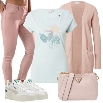 Kůže Outfit s Světle Zelená/Béžová/Bílá/Zelená/Tmavě Zelená Nízká Teniska/Teniska na platformě/Vintage Teniska/Letní Tenisky Puma "Perfektní pro volný čas"