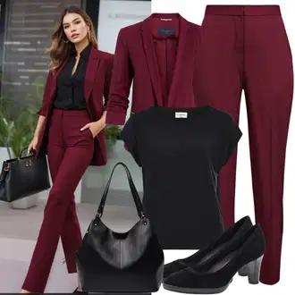 Outfity na pracovní pohovor "Podzimní obchodní outfit"