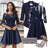 Outfity s fit & flare šaty image