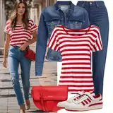 Outfiti S Boyfriend Jeans Visok pas za dame image