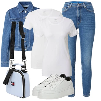 outfit mit Lahka Jakna karl lagerfeld "Pomladanski Outfit"