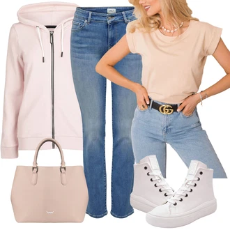 outfit mit Jakna Superdry "Pomladanski Outfit"