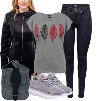 Preprosta outfit mit glano "Pomladanski Outfit"Look: Eleganten, Stil, Preproste, Preprosta