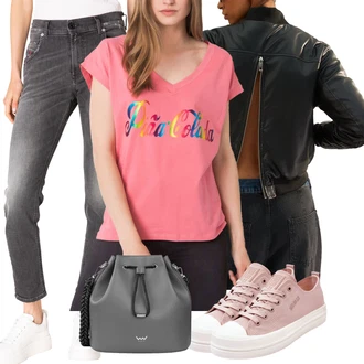 outfit mit Lepa Majica/party Majica/Tiskana majica/Majica Vrh/Beseda na majici fancy "Pomladanski Outfit"