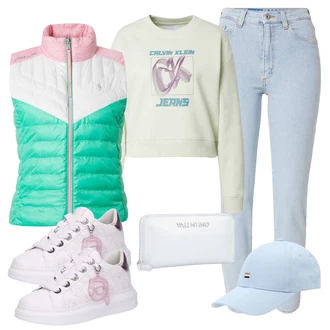 Športno outfit mit Zelena/Turkizna/Svetlo zelena Jakna za turno smučanje/Hibridna Jakna/Slip-on Jakna/Športna Jakna/Poletna Jakna/Snežna Jakna/Smučarska Jakna Polo Ralph Lauren "Pomladanski Outfit"Look: Športno, Preppy, Nor