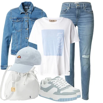 outfit mit Klobuček Kapa Ellesse "Pomladanski Outfit"