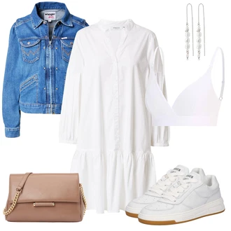 outfit mit Pastelne barve Maxi krilo "Pomladanski Outfit"
