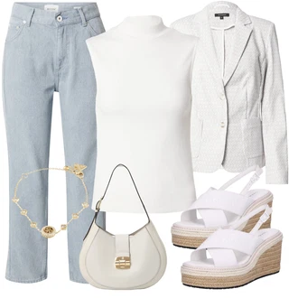 outfit mit Zlati Verižna ura/Nakit Guess "Pomladanski Outfit"