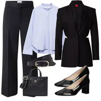 S pasom outfit "Pomladanski Outfit"