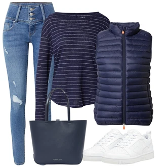 Športno outfit mit Temno modra/Modra/Svetlo modra Jakna Puhovka/Poletna Jakna/Merino Jakna/Jakna za Pakiranje/Hibridna Jakna/Izolacijska Jakna/Slip-on Jakna Save the Duck "Pomladanski Outfit"Look: Overdressed, Klasična, Preproste, Brez šivov, Športno, Softgirl, 20-ta leta, Delovna oblačila, Eleganten, Premij, Pametno priložnostno