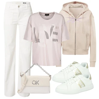 outfit mit Široke Kavbojke JOOP! "Pomladanski Outfit"