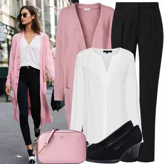 Chic Outfits Poslovna mit Črna/Zelena/Krem/Škrlatna Obleka Hlača/Poslovna Hlača/Bootcut Hlača/Razširjena Hlača a.l.c. "Pomladni Eleganten Poslovni Stil"Look: Eleganten, Glamurozno, Delovna oblačila, Priložnostne, Plemenita, Pametno priložnostno, Fancy, Premij, Pisarna, Poslovna